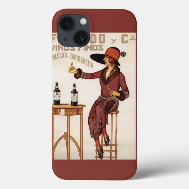 Funda De Case-Mate Para iPhone Vinos Finos - Sanlucar de Barrameda de Florido (Reverso)