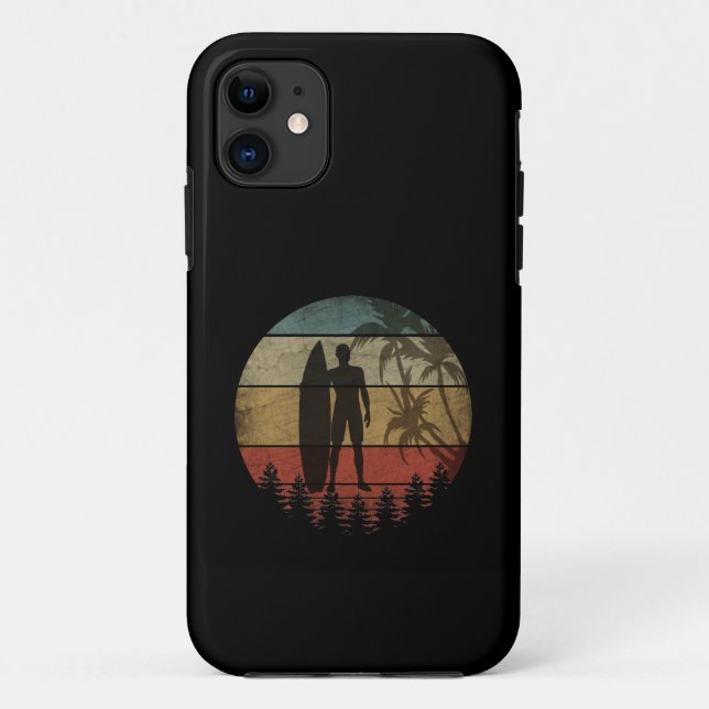 FUNDA DE Case-Mate PARA iPhone VINTACIÓN DE SURFING (Reverso)