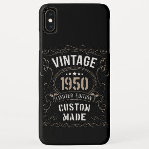 Funda Para iPhone XS Max Vintage 1950 Limited Edition Personalizado hecho
