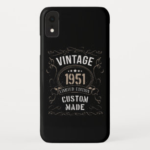 Funda Para iPhone XR Vintage 1951 Limited Edition Personalizado hecho