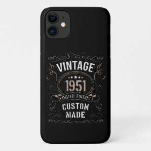 Funda Para iPhone 11 Vintage 1951 Limited Edition Personalizado hecho