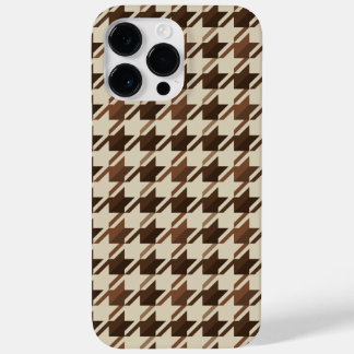 Funda Para iPhone 14 Pro Max De Case-Mate Vintage Academia Brown Houndstoth