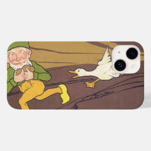 Funda Para iPhone 14 De Case-Mate Vintage Aesop Fable Goose que puso el huevo dorado
