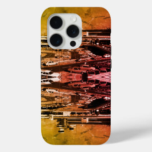 Funda Para iPhone 15 Pro Vintage Alemania Berlín Funda-Mate del aeropuerto 