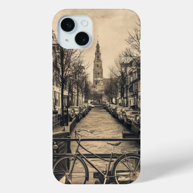 Funda De Case-Mate Para iPhone Vintage Ámsterdam  (Reverso )