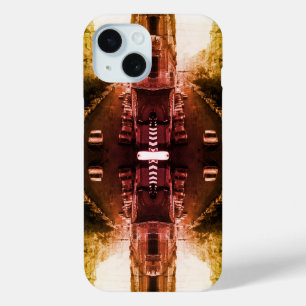 Funda Para iPhone 15 Vintage Argelia Argel autos construyendo el Funda-