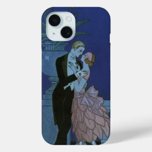 Funda Para iPhone 15 Vintage Art Deco Newlyweds, Oui de George Barbier