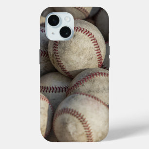 Funda Para iPhone 15 Vintage Baseball Close-up