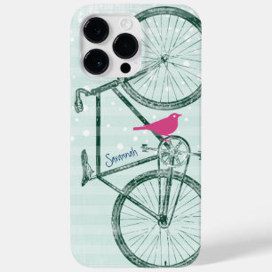 title_seo2 Vintage Bird Emerald Green Bike Pattern Iphone 5
