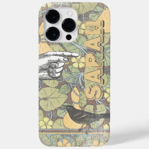 title_seo2 Vintage Black Bird Apuntando Patrón Floral de mano