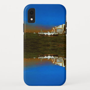 Funda Para iPhone XR Vintage China barco rascacielos・mar