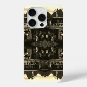 Funda Para iPhone 15 Pro Vintage China Guilin River boat Funda-Mate iPhone