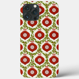 Funda Para iPhone 13 Pro Max Vintage Christmas - Retro Glass Ball