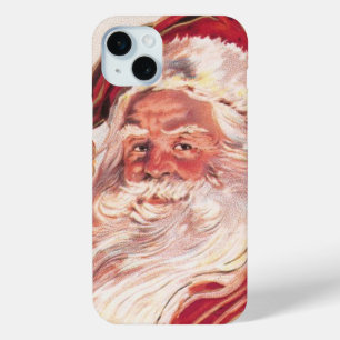 Funda Para iPhone 15 Mini Vintage Christmas Santa Claus