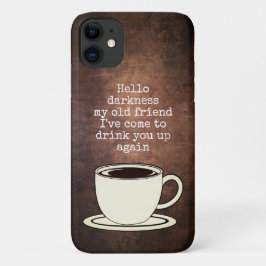 Funda Para iPhone 11 Vintage Coffee Lover Cita divertida Funda-Mate iPh