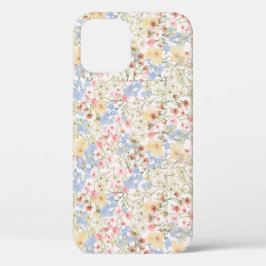 Funda Para iPhone 12 Vintage Colorful Flower iPhone 12 Phone Case