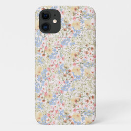 Funda Para iPhone 11 Vintage Colorful Flower Phone Case