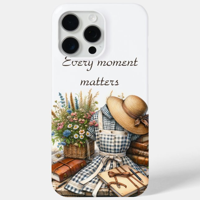 Funda De Case-Mate Para iPhone Vintage Cottage (Reverso )