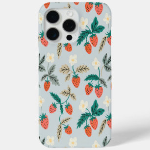 Funda Para iPhone 15 Pro Max Vintage Cottagecore Strawberry Pattern