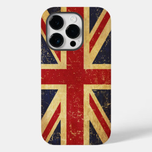Funda Para iPhone 14 Pro De Case-Mate Vintage de la bandera británica Jack