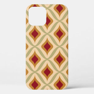 Funda Para iPhone 12 Vintage de patrón ornamental retro sin soldadura