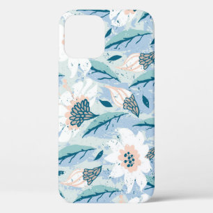 Funda Para iPhone 12 Vintage floral de mano audaz