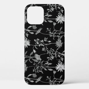 Funda Para iPhone 12 Vintage floral: fondo de invitación sin fisuras.