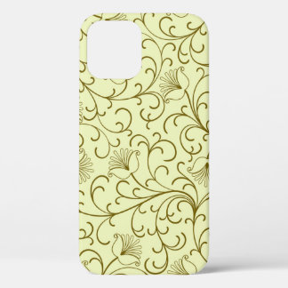 Funda Para iPhone 12 Vintage floral: hermoso Ilustracion de fondo