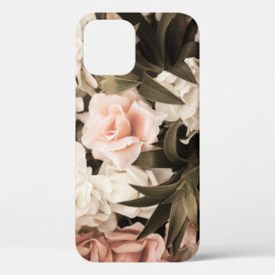 Funda Para iPhone 12 Vintage floral pastel: Elegancia eterna