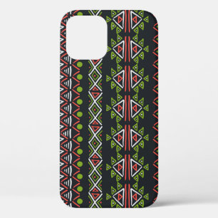 Funda Para iPhone 12 Vintage geométrico: conjunto de patrones sin costu
