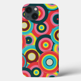 Funda Para iPhone 13 Vintage geométrico de moda - Patrón moderno