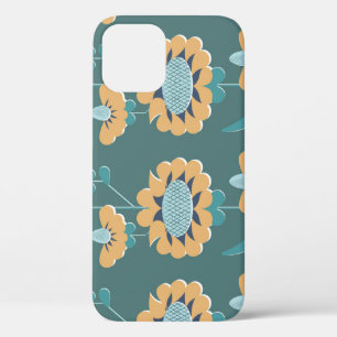 Funda Para iPhone 12 Vintage geométrico: Motif náutico textil