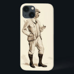 title_seo2 Vintage Golfer with Tobacco Pipe and Boots<br><div class="desc">This dapper gentleman looks like he is ready to hit the links. A great piece depicting a vintage golfer holding a tobacco pipe,  ready to strike a hole in one. Buy your copy today!</div>