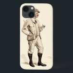 title_seo2 Vintage Golfer with Tobacco Pipe and Boots<br><div class="desc">This dapper gentleman looks like he is ready to hit the links. A great piece depicting a vintage golfer holding a tobacco pipe,  ready to strike a hole in one. Buy your copy today!</div>