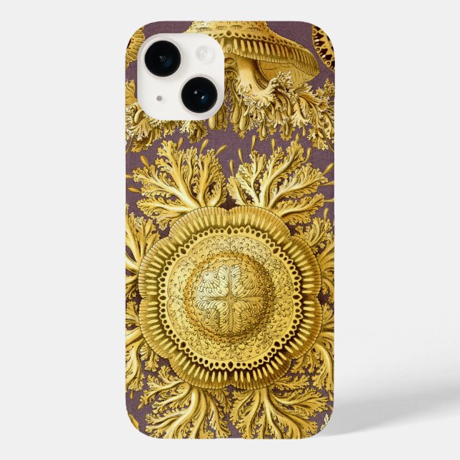 Funda De Case-Mate Para iPhone Vintage Haeckel (Reverso )