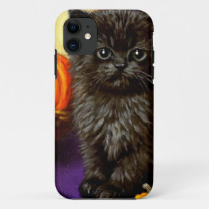 Funda Para iPhone 11 Vintage Halloween Kitten