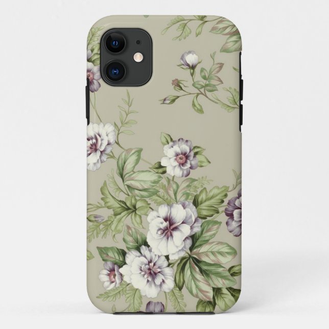 Funda De Case-Mate Para iPhone Vintage hermoso (Reverso)