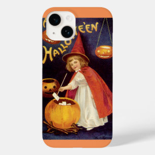 Funda Para iPhone 14 De Case-Mate Vintage Jolly Halloween Witch by Ellen Clapsaddle
