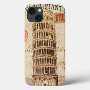 Funda Para iPhone 13 Vintage Leaning Tower of Pisa