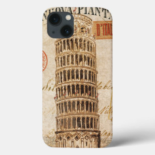 Funda Para iPhone 13 Vintage Leaning Tower of Pisa