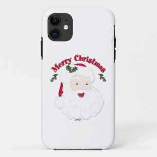 Funda Para iPhone 11 Vintage Merry Christmas Santa