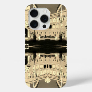 Funda Para iPhone 15 Pro Vintage Mónaco Principado Palacio Príncipe