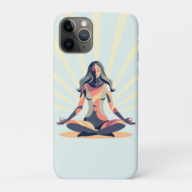 Funda De Case-Mate Para iPhone Vintage Namaste (Reverso)