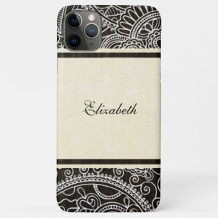 Funda Para iPhone 11 Pro Max Vintage Ornamental Floral
