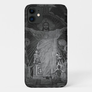 Funda Para iPhone 11 Vintage Paris Mosaico principal del Sagrado Corazó