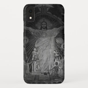 Funda Para iPhone XR Vintage Paris Mosaico principal del Sagrado Corazó