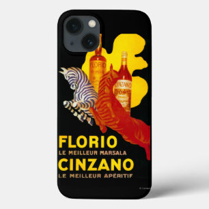 Funda Para iPhone 13 Vintage PosterEurope de Florio Cinzano