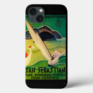 Funda Para iPhone 13 Vintage PosterEurope de San Sebastián