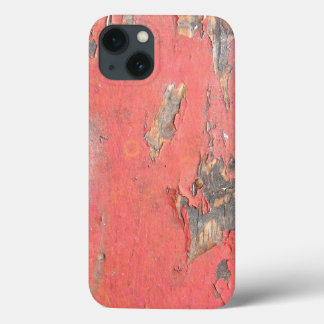 Funda Para iPhone 13 Vintage Red Barn Wood Design