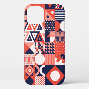 Funda Para iPhone 12 Vintage retro bauhaus design vintage
